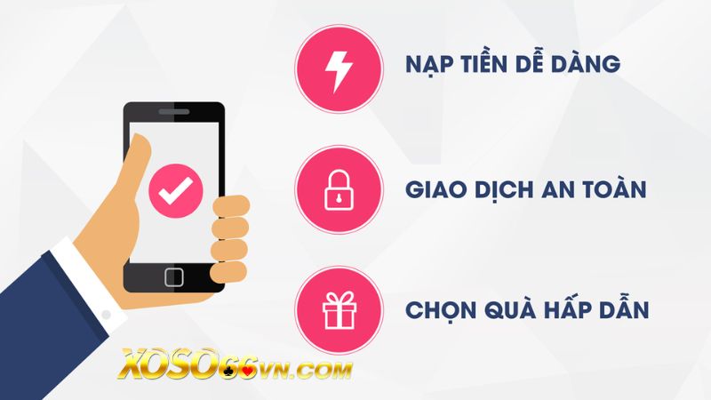 Hướng dẫn nạp tiền Xoso66