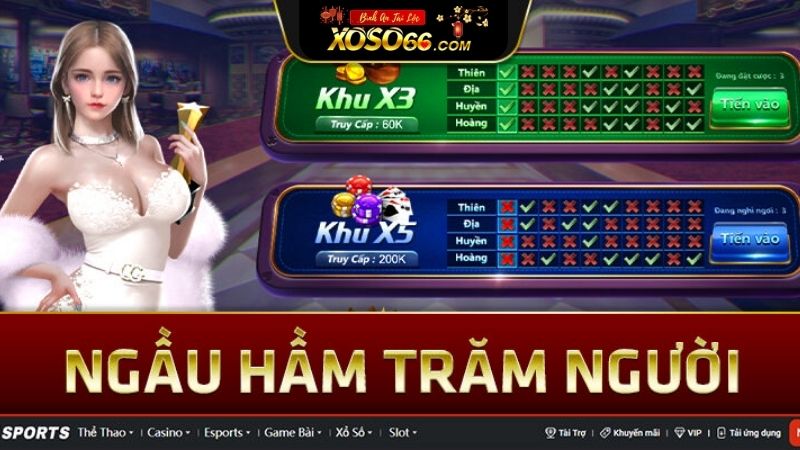 Tổng quan cực chi tiết về game bài Ngầu hầm trăm người Xoso66